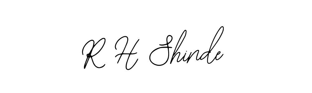 Make a beautiful signature design for name R H Shinde. Use this online signature maker to create a handwritten signature for free. R H Shinde signature style 12 images and pictures png