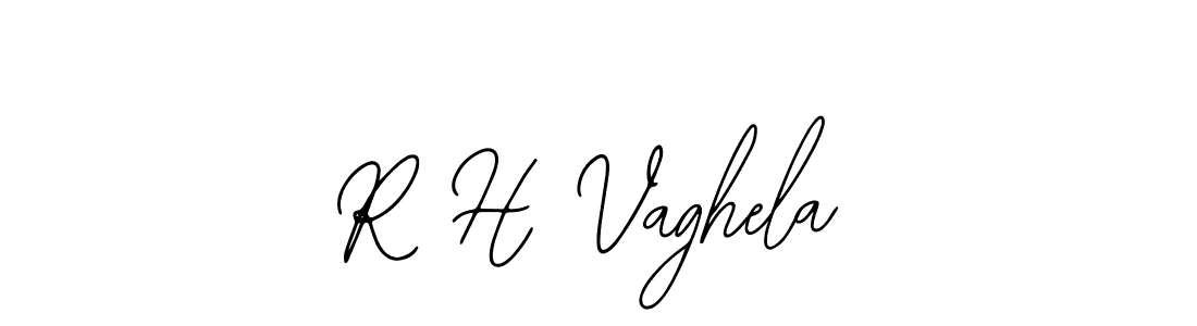 Use a signature maker to create a handwritten signature online. With this signature software, you can design (Bearetta-2O07w) your own signature for name R H Vaghela. R H Vaghela signature style 12 images and pictures png