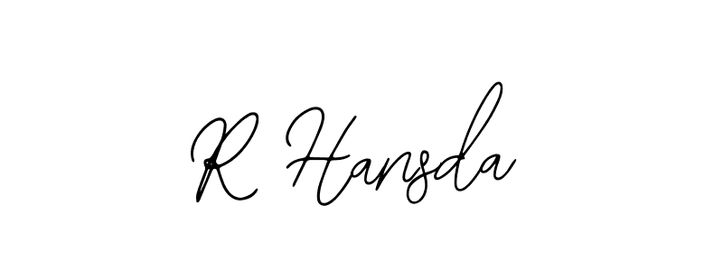 Make a short R Hansda signature style. Manage your documents anywhere anytime using Bearetta-2O07w. Create and add eSignatures, submit forms, share and send files easily. R Hansda signature style 12 images and pictures png