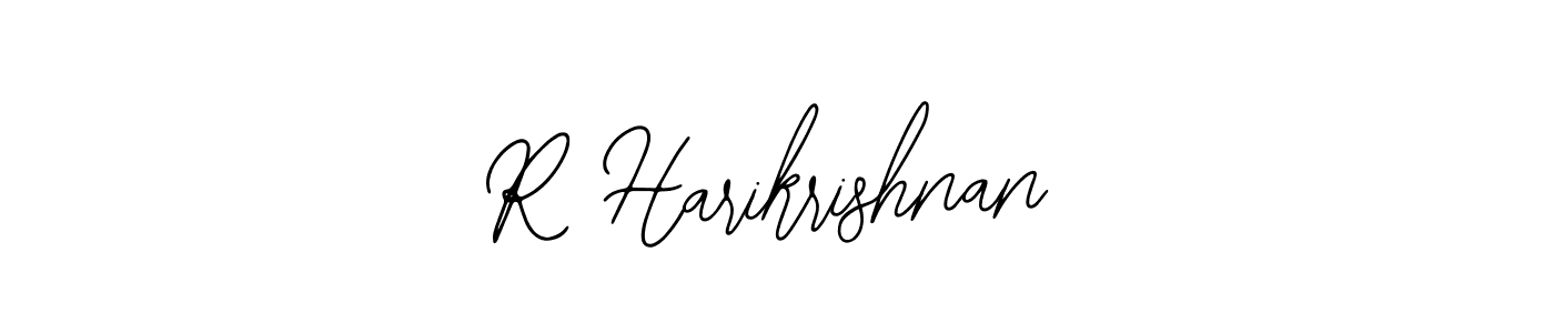 Design your own signature with our free online signature maker. With this signature software, you can create a handwritten (Bearetta-2O07w) signature for name R Harikrishnan. R Harikrishnan signature style 12 images and pictures png