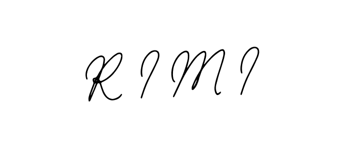How to make R I M I name signature. Use Bearetta-2O07w style for creating short signs online. This is the latest handwritten sign. R I M I signature style 12 images and pictures png