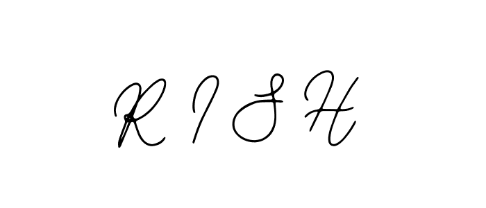 if you are searching for the best signature style for your name R I S H. so please give up your signature search. here we have designed multiple signature styles  using Bearetta-2O07w. R I S H signature style 12 images and pictures png