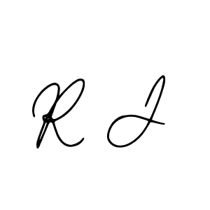 Use a signature maker to create a handwritten signature online. With this signature software, you can design (Bearetta-2O07w) your own signature for name R J. R J signature style 12 images and pictures png