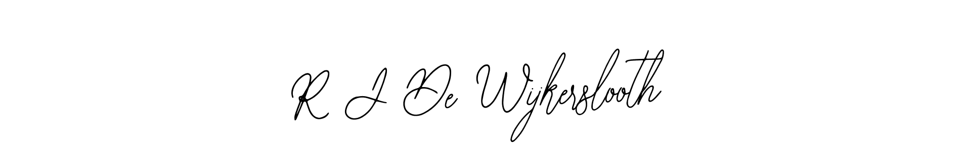 Make a short R J De Wijkerslooth signature style. Manage your documents anywhere anytime using Bearetta-2O07w. Create and add eSignatures, submit forms, share and send files easily. R J De Wijkerslooth signature style 12 images and pictures png
