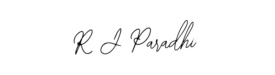 Use a signature maker to create a handwritten signature online. With this signature software, you can design (Bearetta-2O07w) your own signature for name R J Paradhi. R J Paradhi signature style 12 images and pictures png