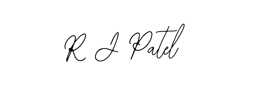 Make a beautiful signature design for name R J Patel. With this signature (Bearetta-2O07w) style, you can create a handwritten signature for free. R J Patel signature style 12 images and pictures png