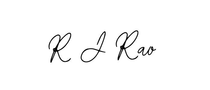 Also we have R J Rao name is the best signature style. Create professional handwritten signature collection using Bearetta-2O07w autograph style. R J Rao signature style 12 images and pictures png