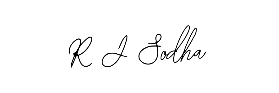Similarly Bearetta-2O07w is the best handwritten signature design. Signature creator online .You can use it as an online autograph creator for name R J Sodha. R J Sodha signature style 12 images and pictures png
