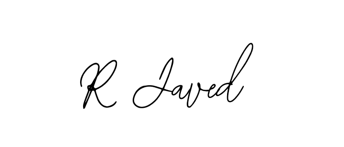 Use a signature maker to create a handwritten signature online. With this signature software, you can design (Bearetta-2O07w) your own signature for name R Javed. R Javed signature style 12 images and pictures png