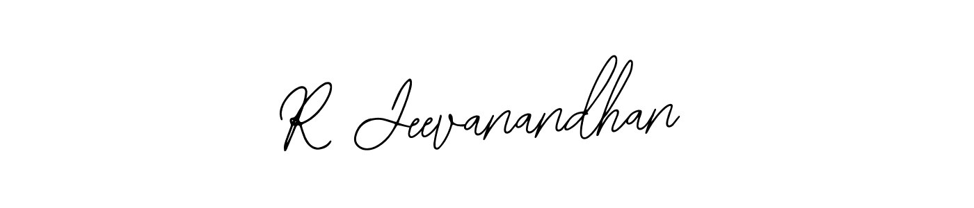 Also You can easily find your signature by using the search form. We will create R Jeevanandhan name handwritten signature images for you free of cost using Bearetta-2O07w sign style. R Jeevanandhan signature style 12 images and pictures png