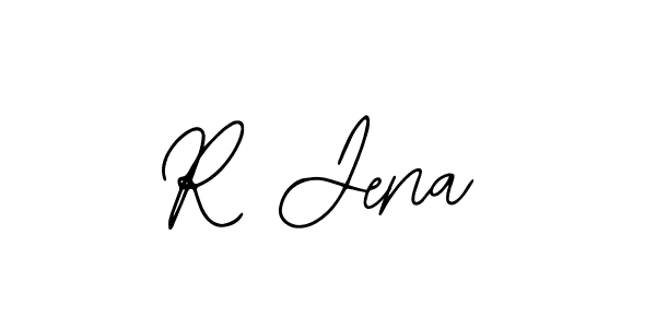 if you are searching for the best signature style for your name R Jena. so please give up your signature search. here we have designed multiple signature styles  using Bearetta-2O07w. R Jena signature style 12 images and pictures png