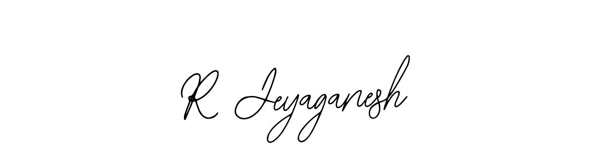 You should practise on your own different ways (Bearetta-2O07w) to write your name (R Jeyaganesh) in signature. don't let someone else do it for you. R Jeyaganesh signature style 12 images and pictures png