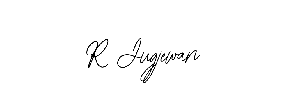 It looks lik you need a new signature style for name R Jugjewan. Design unique handwritten (Bearetta-2O07w) signature with our free signature maker in just a few clicks. R Jugjewan signature style 12 images and pictures png