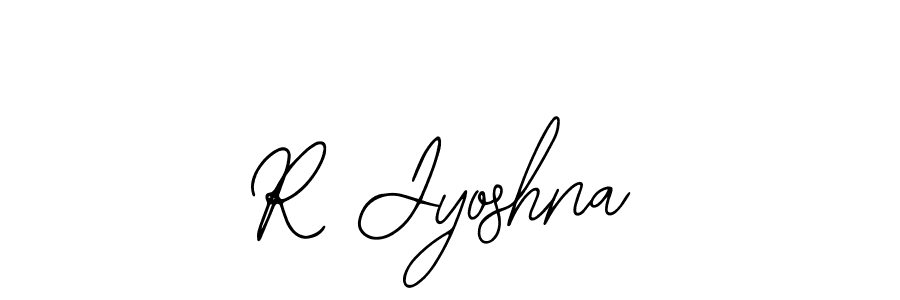 You should practise on your own different ways (Bearetta-2O07w) to write your name (R Jyoshna) in signature. don't let someone else do it for you. R Jyoshna signature style 12 images and pictures png