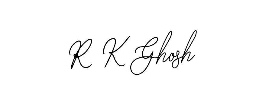 Make a beautiful signature design for name R K Ghosh. Use this online signature maker to create a handwritten signature for free. R K Ghosh signature style 12 images and pictures png