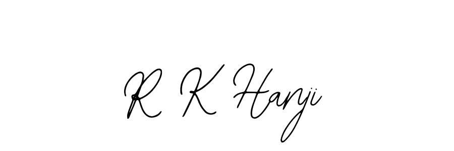 How to make R K Hanji signature? Bearetta-2O07w is a professional autograph style. Create handwritten signature for R K Hanji name. R K Hanji signature style 12 images and pictures png