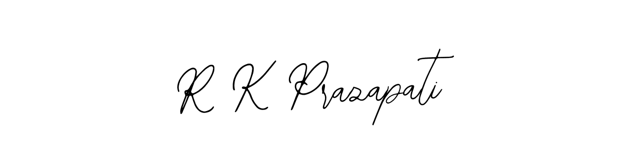 Make a short R K Prazapati signature style. Manage your documents anywhere anytime using Bearetta-2O07w. Create and add eSignatures, submit forms, share and send files easily. R K Prazapati signature style 12 images and pictures png