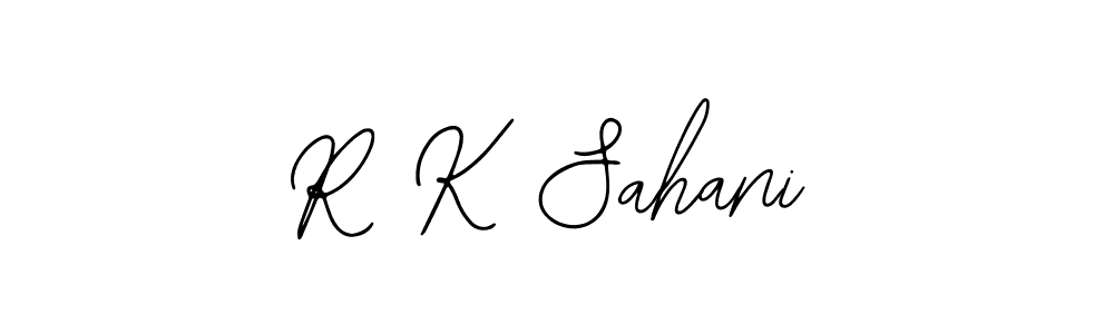 Also we have R K Sahani name is the best signature style. Create professional handwritten signature collection using Bearetta-2O07w autograph style. R K Sahani signature style 12 images and pictures png