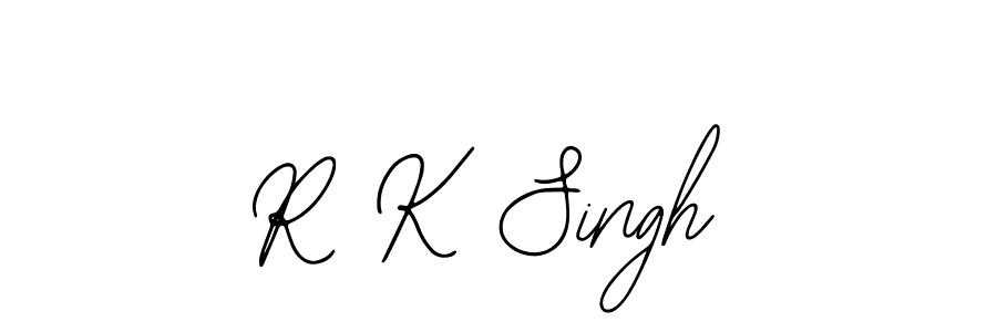 if you are searching for the best signature style for your name R K Singh. so please give up your signature search. here we have designed multiple signature styles  using Bearetta-2O07w. R K Singh signature style 12 images and pictures png