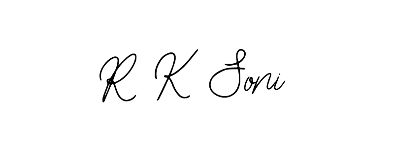 You can use this online signature creator to create a handwritten signature for the name R K Soni. This is the best online autograph maker. R K Soni signature style 12 images and pictures png