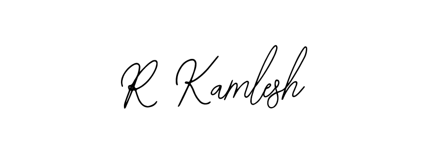 Make a beautiful signature design for name R Kamlesh. With this signature (Bearetta-2O07w) style, you can create a handwritten signature for free. R Kamlesh signature style 12 images and pictures png
