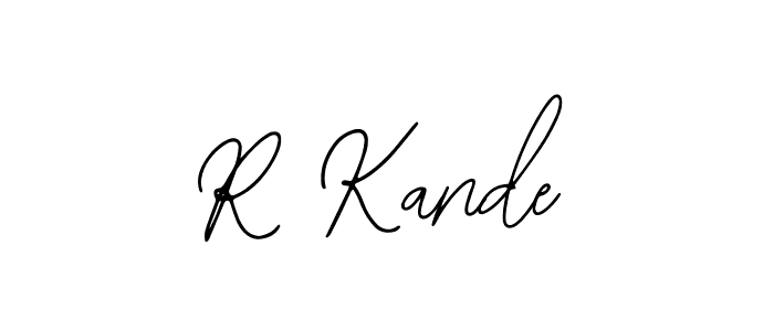 Create a beautiful signature design for name R Kande. With this signature (Bearetta-2O07w) fonts, you can make a handwritten signature for free. R Kande signature style 12 images and pictures png