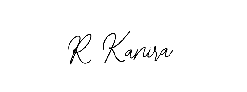 if you are searching for the best signature style for your name R Kanira. so please give up your signature search. here we have designed multiple signature styles  using Bearetta-2O07w. R Kanira signature style 12 images and pictures png