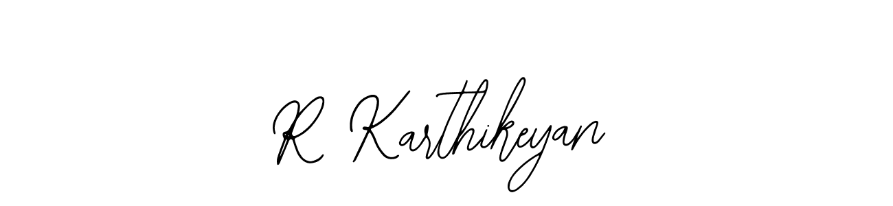 Make a beautiful signature design for name R Karthikeyan. With this signature (Bearetta-2O07w) style, you can create a handwritten signature for free. R Karthikeyan signature style 12 images and pictures png