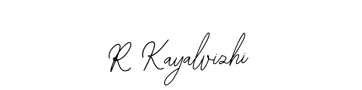 if you are searching for the best signature style for your name R Kayalvizhi. so please give up your signature search. here we have designed multiple signature styles  using Bearetta-2O07w. R Kayalvizhi signature style 12 images and pictures png