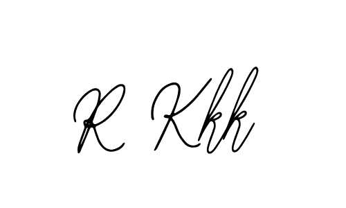 Use a signature maker to create a handwritten signature online. With this signature software, you can design (Bearetta-2O07w) your own signature for name R Kkk. R Kkk signature style 12 images and pictures png