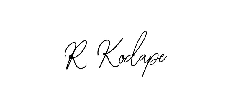 How to make R Kodape name signature. Use Bearetta-2O07w style for creating short signs online. This is the latest handwritten sign. R Kodape signature style 12 images and pictures png