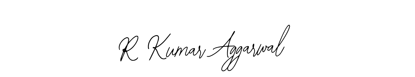 Design your own signature with our free online signature maker. With this signature software, you can create a handwritten (Bearetta-2O07w) signature for name R Kumar Aggarwal. R Kumar Aggarwal signature style 12 images and pictures png
