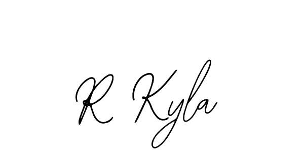 Bearetta-2O07w is a professional signature style that is perfect for those who want to add a touch of class to their signature. It is also a great choice for those who want to make their signature more unique. Get R Kyla name to fancy signature for free. R Kyla signature style 12 images and pictures png