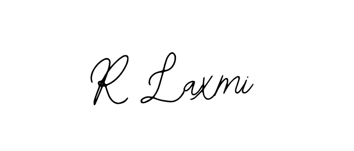 The best way (Bearetta-2O07w) to make a short signature is to pick only two or three words in your name. The name R Laxmi include a total of six letters. For converting this name. R Laxmi signature style 12 images and pictures png