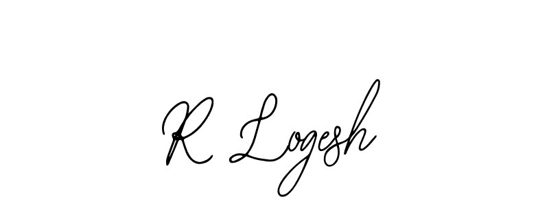 Create a beautiful signature design for name R Logesh. With this signature (Bearetta-2O07w) fonts, you can make a handwritten signature for free. R Logesh signature style 12 images and pictures png