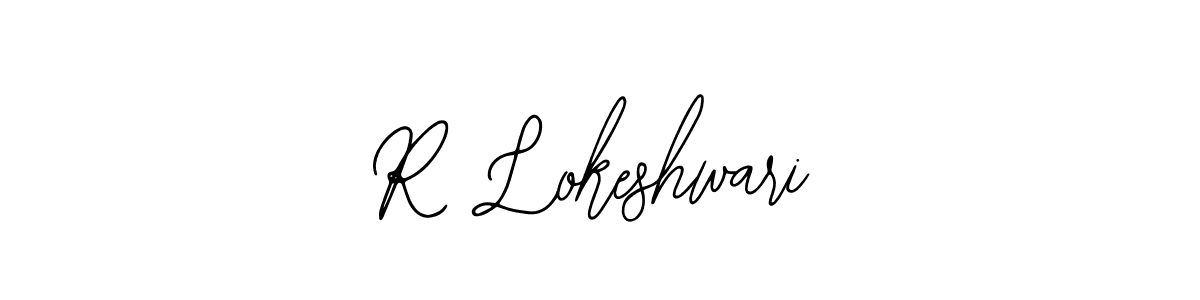 Create a beautiful signature design for name R Lokeshwari. With this signature (Bearetta-2O07w) fonts, you can make a handwritten signature for free. R Lokeshwari signature style 12 images and pictures png