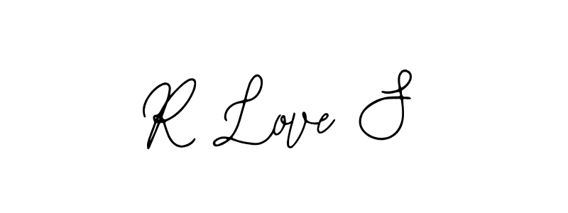 Create a beautiful signature design for name R Love S. With this signature (Bearetta-2O07w) fonts, you can make a handwritten signature for free. R Love S signature style 12 images and pictures png