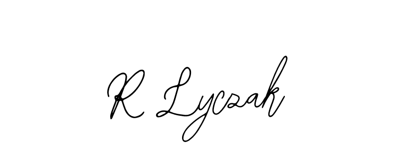 Best and Professional Signature Style for R Lyczak. Bearetta-2O07w Best Signature Style Collection. R Lyczak signature style 12 images and pictures png