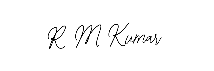 Make a beautiful signature design for name R M Kumar. With this signature (Bearetta-2O07w) style, you can create a handwritten signature for free. R M Kumar signature style 12 images and pictures png