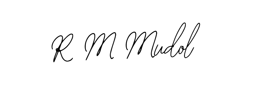 Create a beautiful signature design for name R M Mudol. With this signature (Bearetta-2O07w) fonts, you can make a handwritten signature for free. R M Mudol signature style 12 images and pictures png