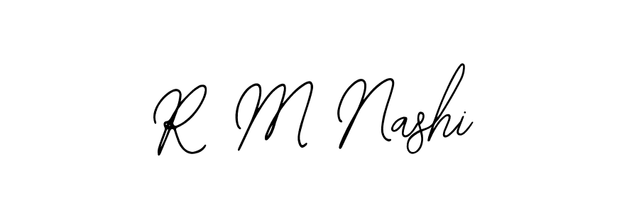 How to make R M Nashi signature? Bearetta-2O07w is a professional autograph style. Create handwritten signature for R M Nashi name. R M Nashi signature style 12 images and pictures png