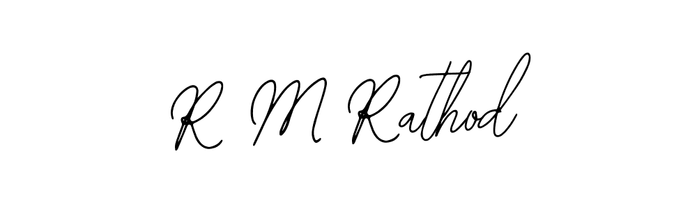 Make a beautiful signature design for name R M Rathod. With this signature (Bearetta-2O07w) style, you can create a handwritten signature for free. R M Rathod signature style 12 images and pictures png