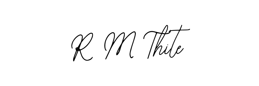 R M Thite stylish signature style. Best Handwritten Sign (Bearetta-2O07w) for my name. Handwritten Signature Collection Ideas for my name R M Thite. R M Thite signature style 12 images and pictures png