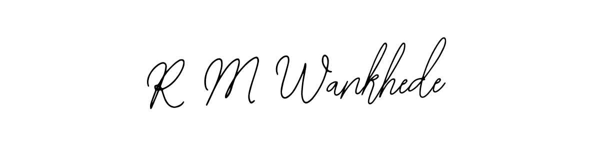 Also we have R M Wankhede name is the best signature style. Create professional handwritten signature collection using Bearetta-2O07w autograph style. R M Wankhede signature style 12 images and pictures png