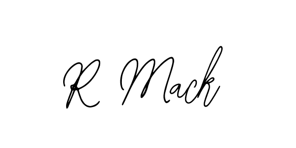 The best way (Bearetta-2O07w) to make a short signature is to pick only two or three words in your name. The name R Mack include a total of six letters. For converting this name. R Mack signature style 12 images and pictures png