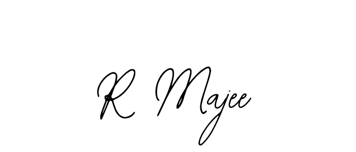 Design your own signature with our free online signature maker. With this signature software, you can create a handwritten (Bearetta-2O07w) signature for name R Majee. R Majee signature style 12 images and pictures png
