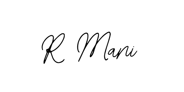 Make a beautiful signature design for name R Mani. With this signature (Bearetta-2O07w) style, you can create a handwritten signature for free. R Mani signature style 12 images and pictures png