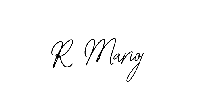 Bearetta-2O07w is a professional signature style that is perfect for those who want to add a touch of class to their signature. It is also a great choice for those who want to make their signature more unique. Get R Manoj name to fancy signature for free. R Manoj signature style 12 images and pictures png