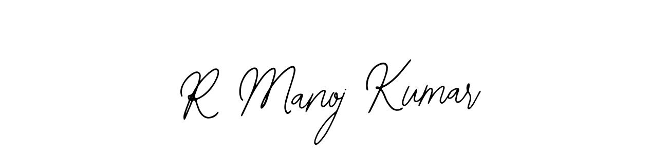 How to make R Manoj Kumar signature? Bearetta-2O07w is a professional autograph style. Create handwritten signature for R Manoj Kumar name. R Manoj Kumar signature style 12 images and pictures png