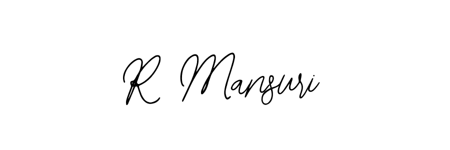 Also You can easily find your signature by using the search form. We will create R Mansuri name handwritten signature images for you free of cost using Bearetta-2O07w sign style. R Mansuri signature style 12 images and pictures png